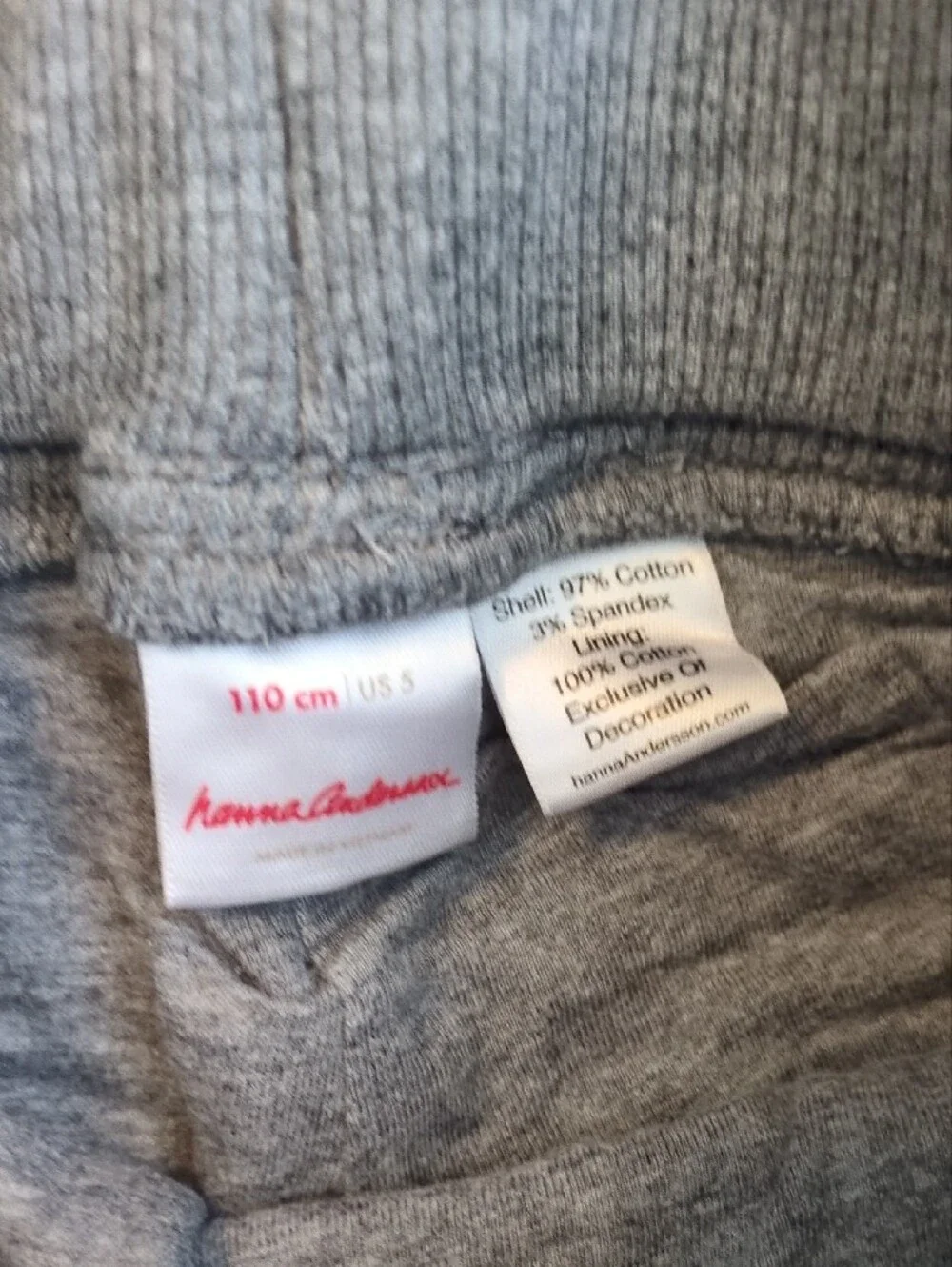 Hanna Andersson Size 5 Waffle Shirt Beetle Graphic & Fully Lined Pull-On Jeans S
